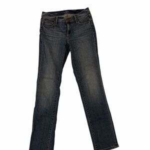 LOFT Dark Blue Straight Leg Jeans